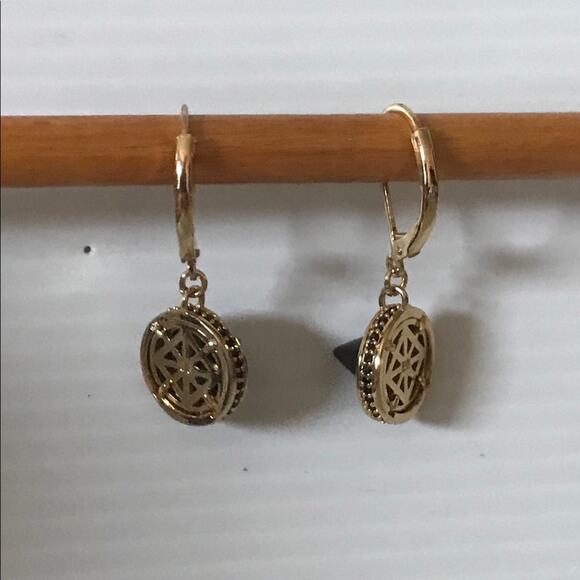 Eddie Borgo drop dangle Black Onyx Cone Crystal Earrings - Picture 3 of 5